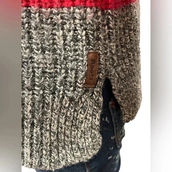 Roots  Knit Sweater Size Medium - Picture 7 of 9